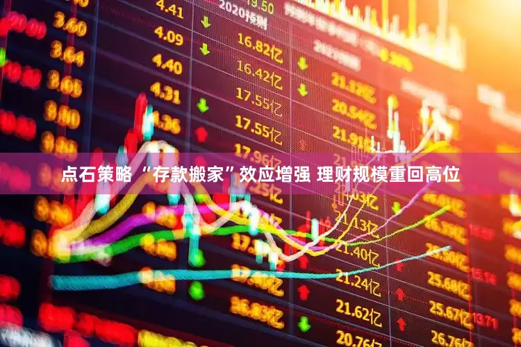点石策略 “存款搬家”效应增强 理财规模重回高位